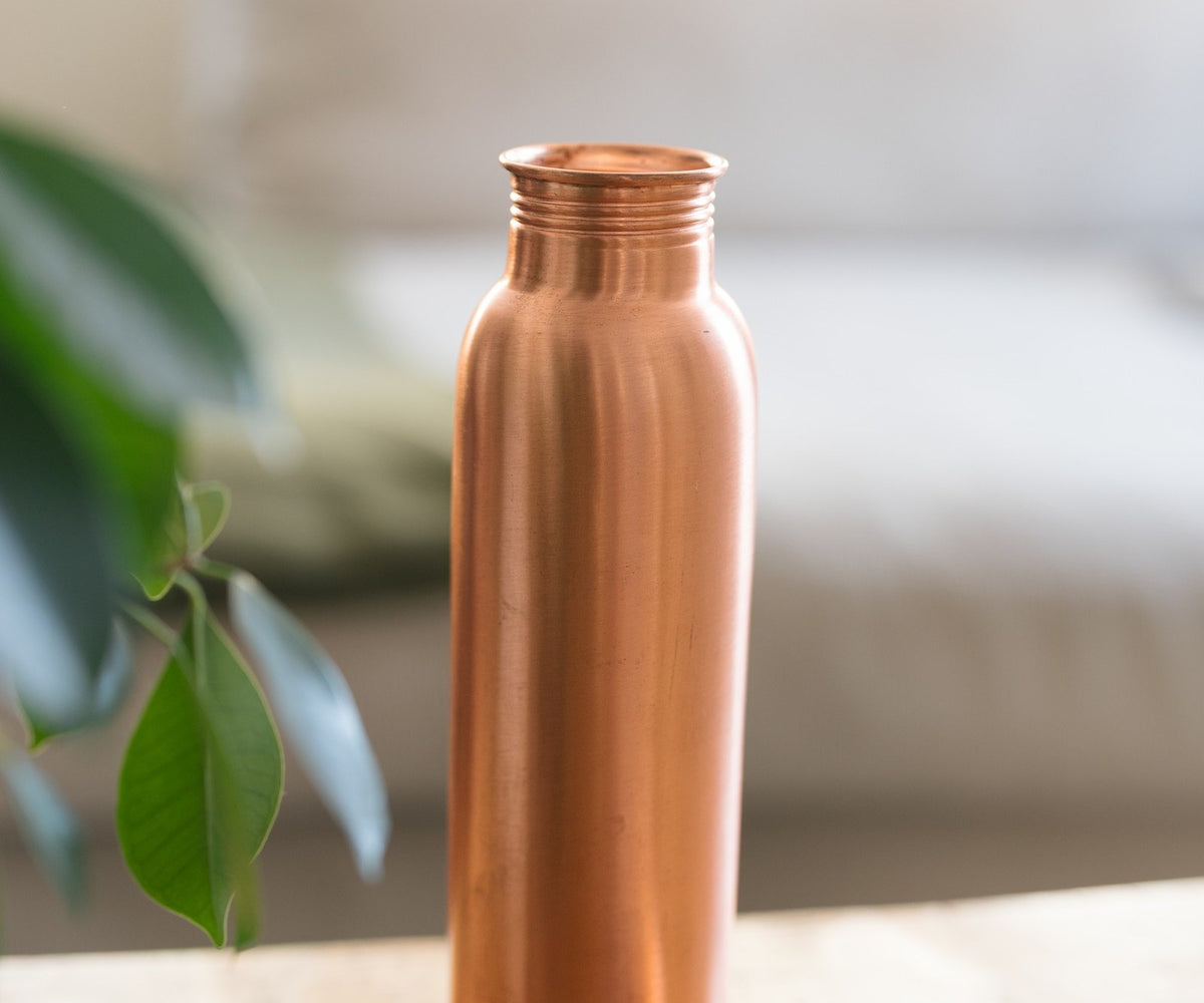 How many times a day should you drink from a copper bottle?