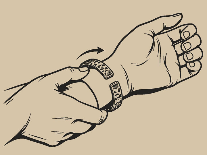 Slide it over your wrist