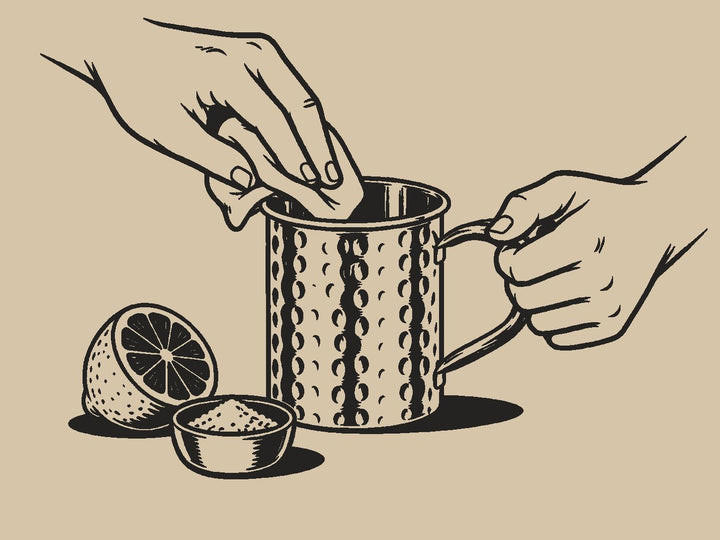 Clean the mug first
