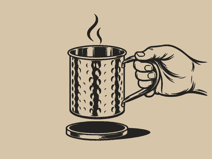 Hold it by the handle