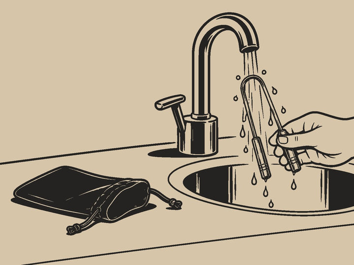 Rinse it and store it dry