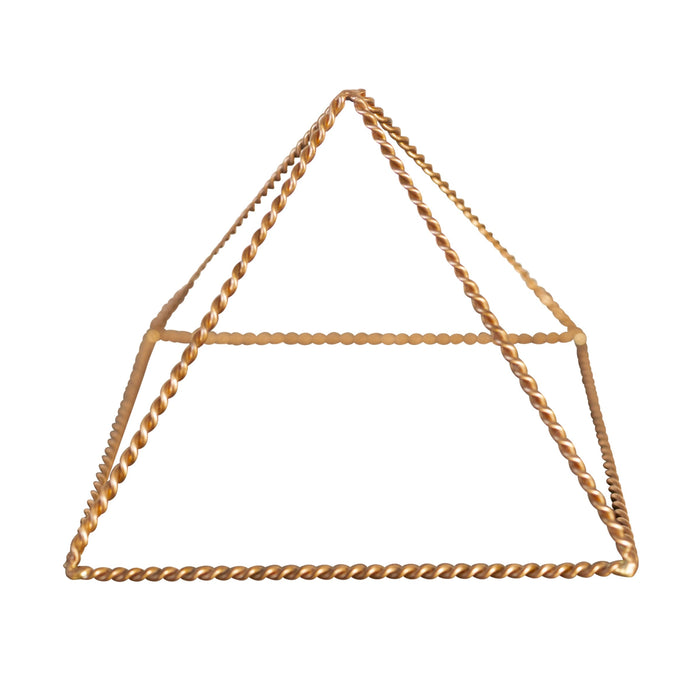 Kopero Copper Pyramid Energizer Twisted Large (23.56 cm) made of twisted copper wire, product photo on white background