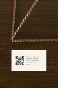 Detail photo of the twisted copper wire, Kopero Pyramid Energizer Small (14.56 cm) with thank-you card