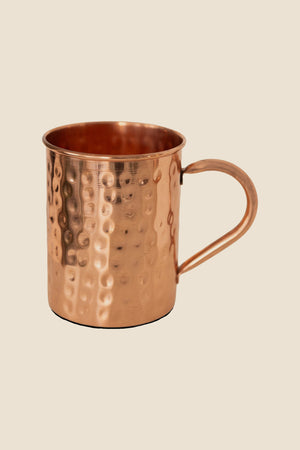 Kopero Copper Mug Hammered, product photo on a white background
