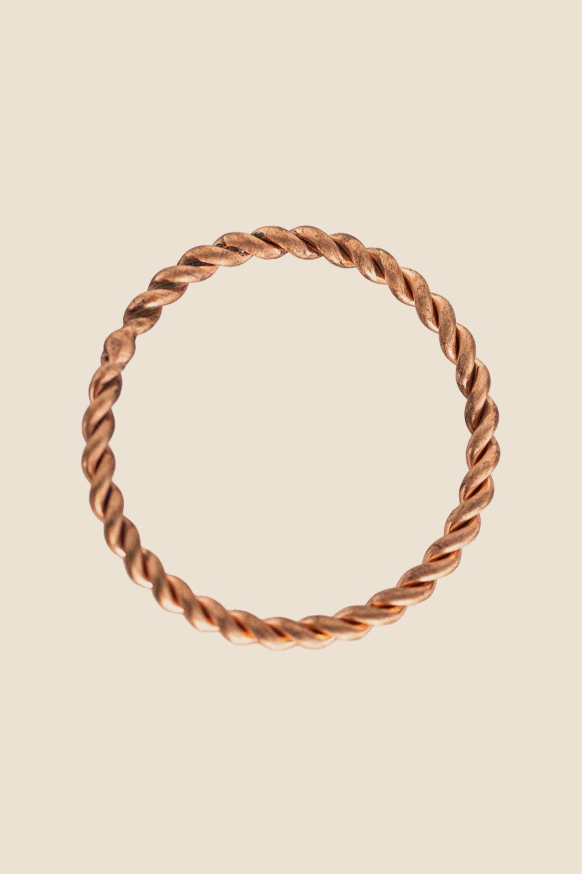 Kopero Copper Tensor Ring, product photo on a white background