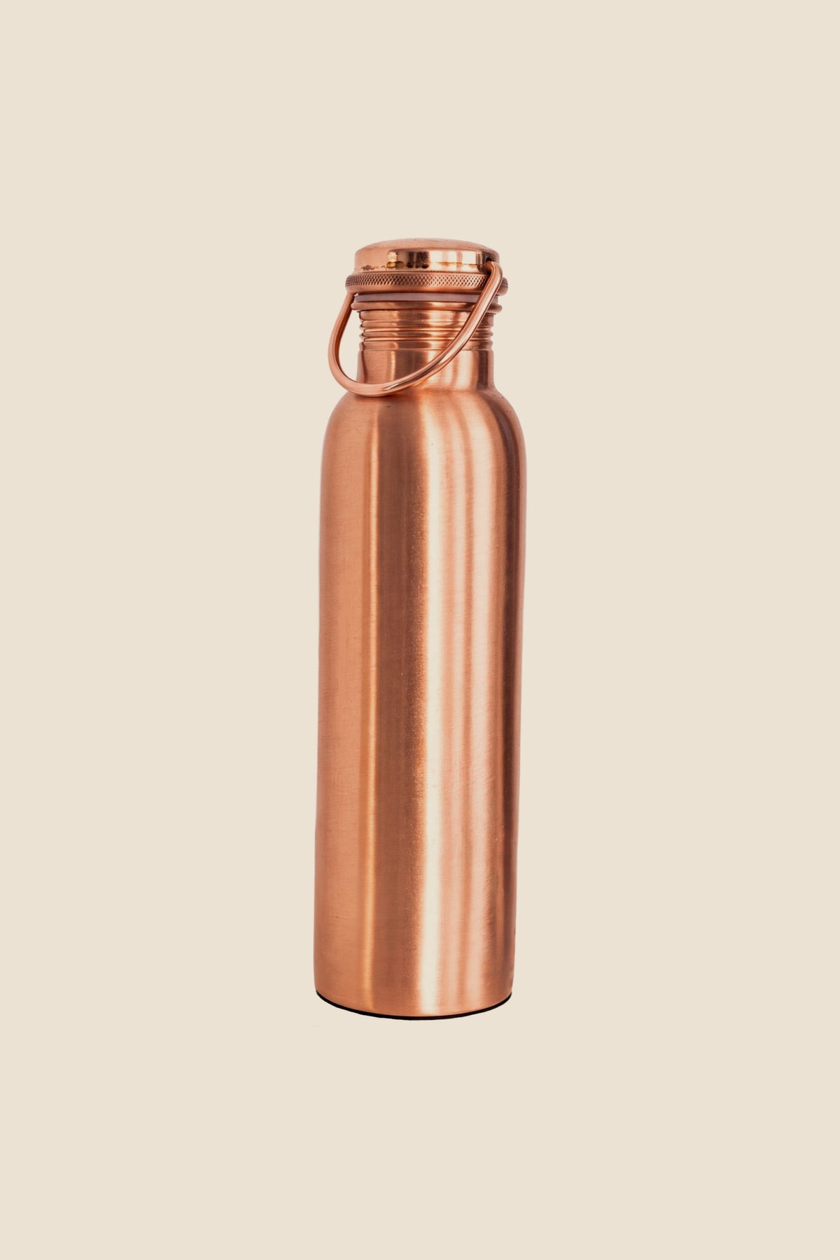 Kopero Copper Water Bottle Smooth, product photo on a white background
