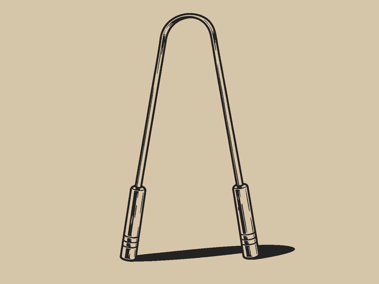 Personal care: Ayurvedic tongue scraper