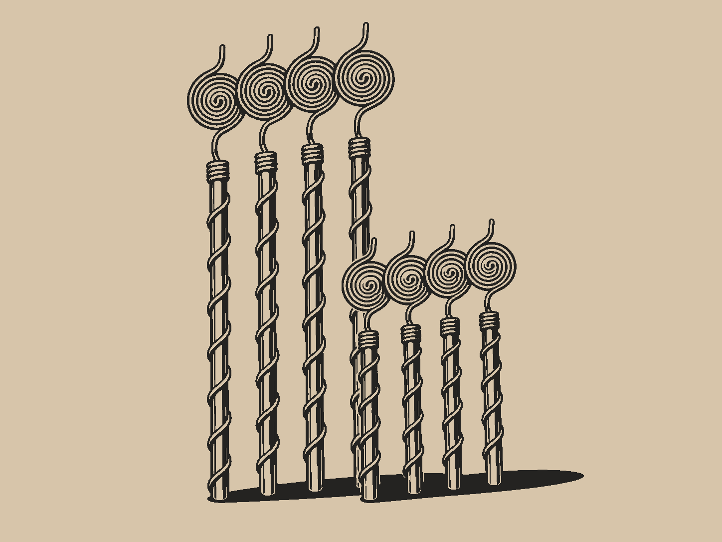 Electroculture: 30 or 60 cm
